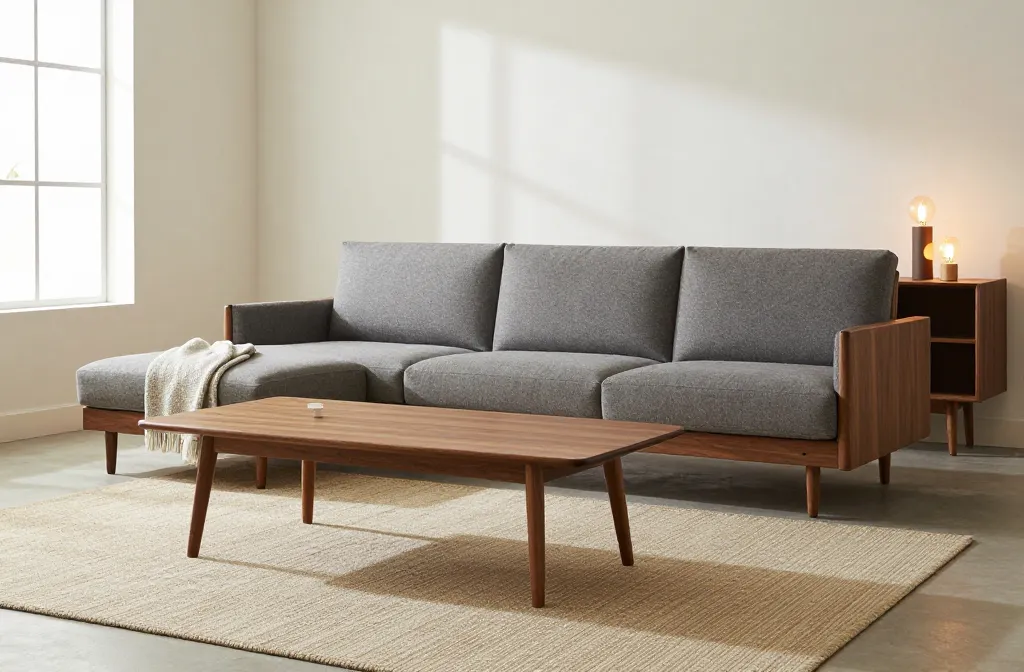 Mid Century Modern Living Room Inspiration for a Timeless and Clean Look: Effortless Chic