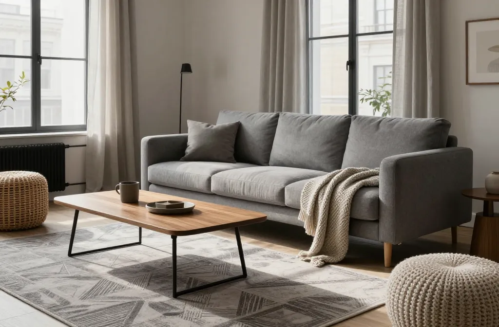 7 Living Room Inspiration Grey Sofa Ideas for a Chic Neutral Space: Cozy + Urban Chic