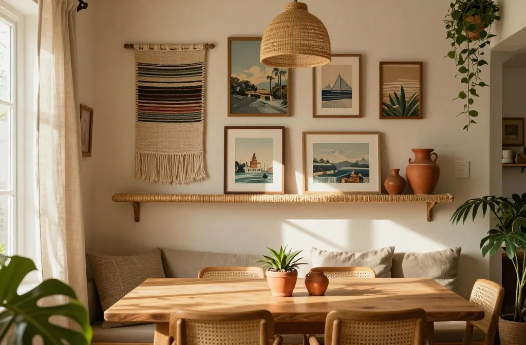 7 Boho Dining Room Wall Decor Ideas for a Cozy and Stylish Vibe: Chic Picks