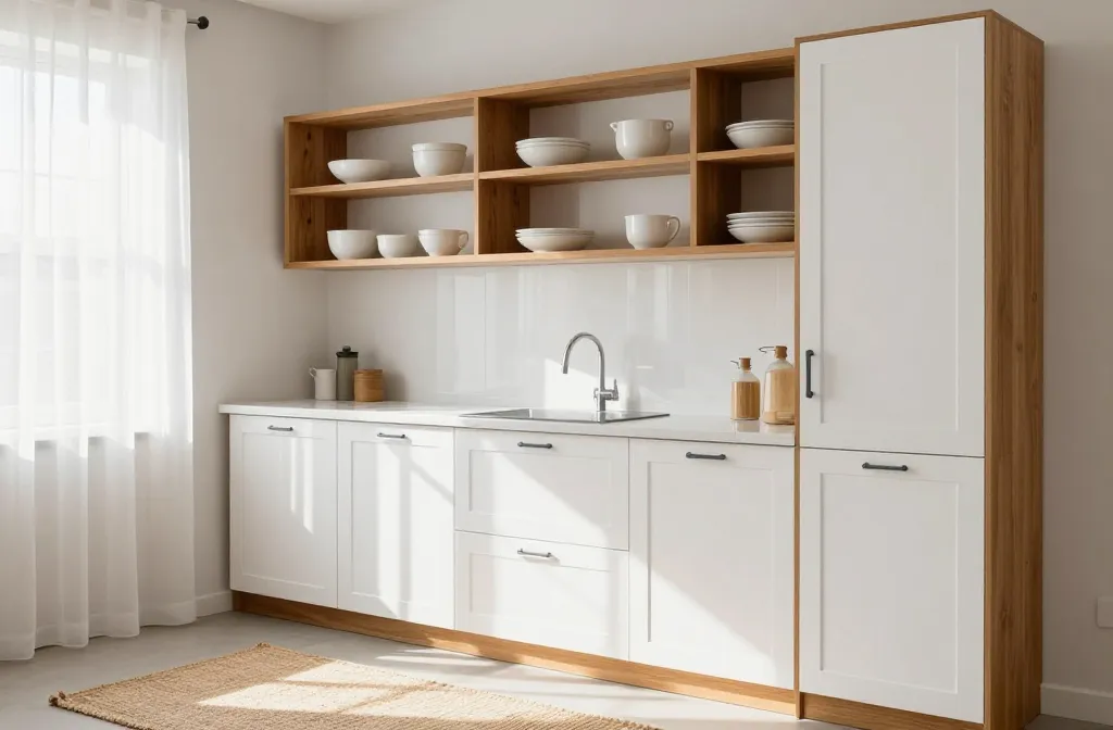 8 Oak and White Kitchen Cabinets Ideas for a Bright and Classic Look✨