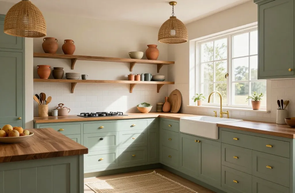 8 Antique Green Kitchen Cabinets Ideas That Feel Timeless and Elegant You’Ll Love