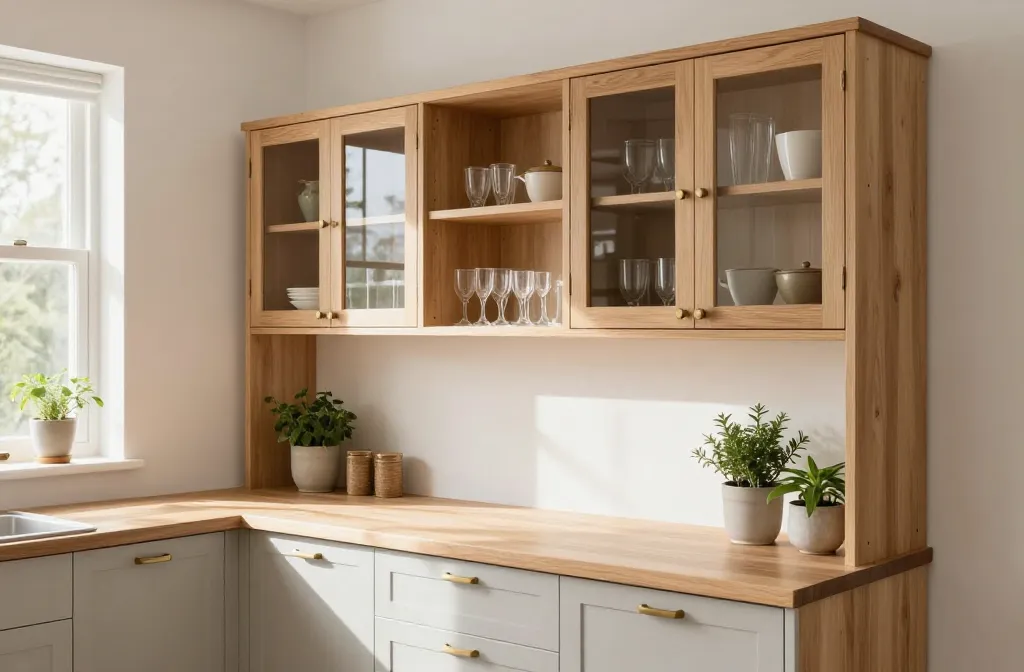 5 Chic Hutch Kitchen Cabinets for Storage: Tiny Space, Big Style