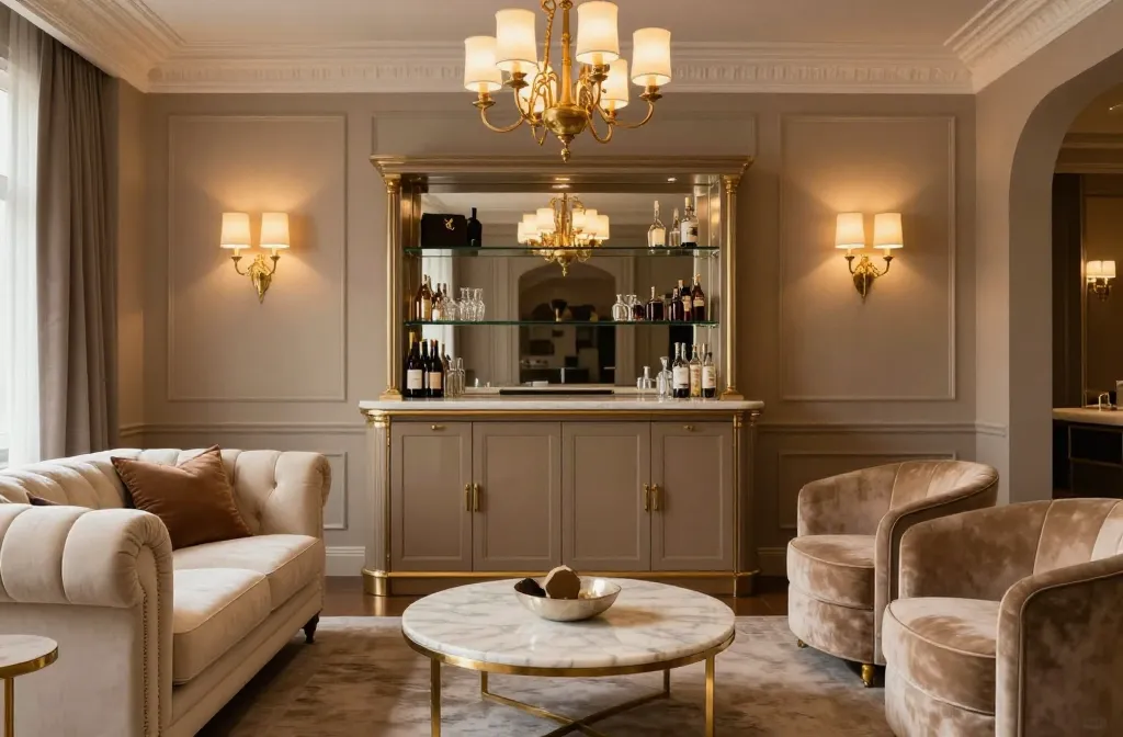 5 Bar Unit in Living Room Luxury Ideas for Luxe Living