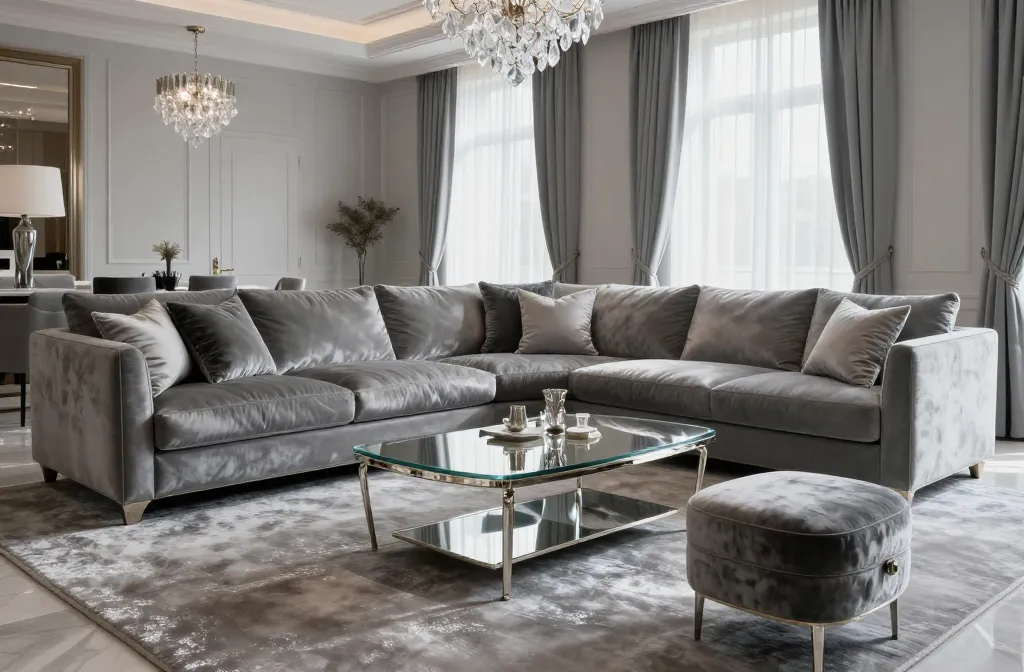 7 Living Room Designs Modern Luxury Grey: Glam Meets Calm