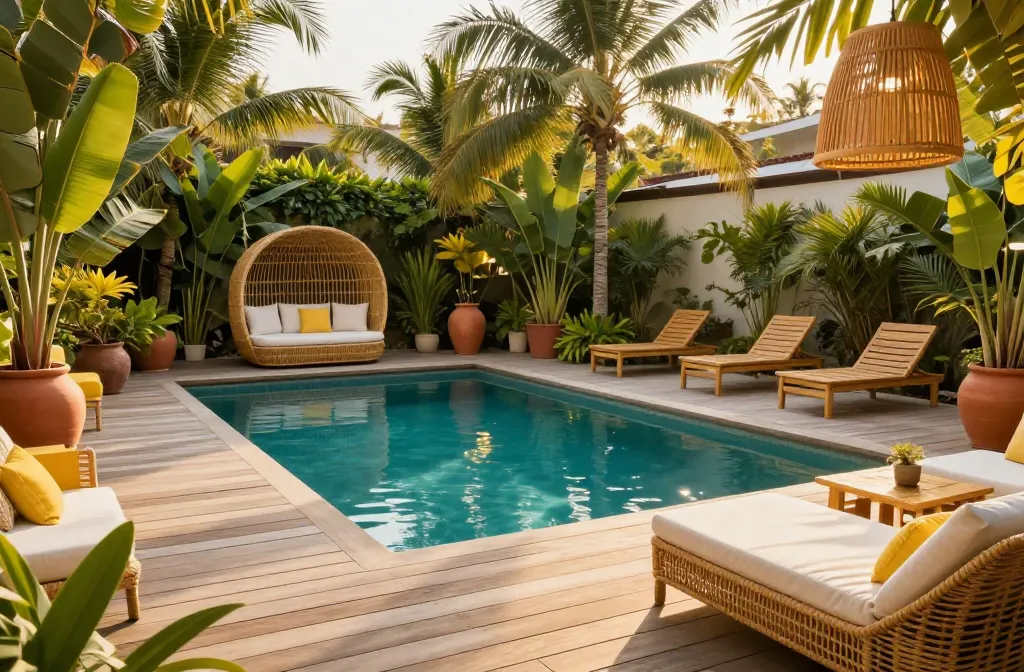 8 Outdoor Pool Design Ideas: Sunlit Oasis to Lounge Anywhere