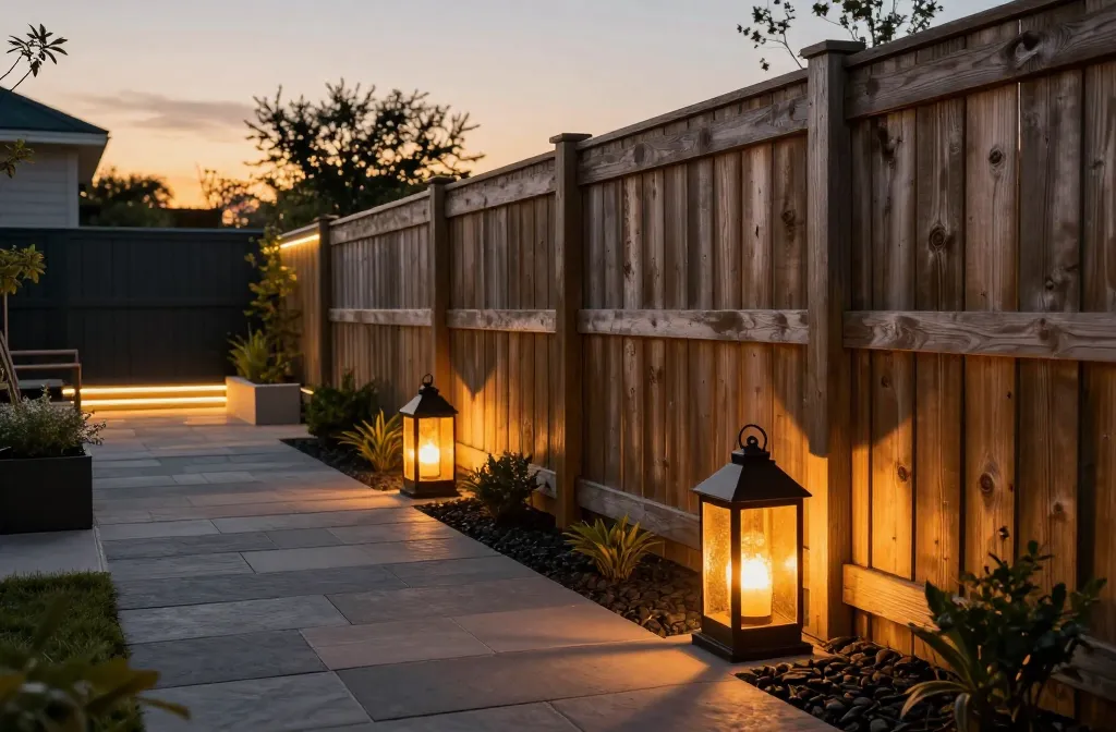 7 Outdoor Fence Lighting Ideas That Wow Your Yard