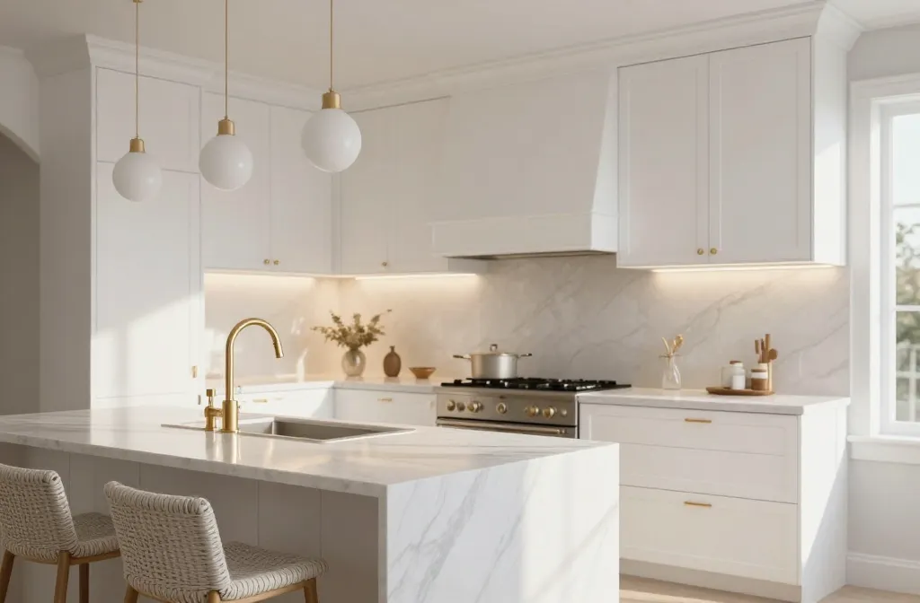 7 White Gold Kitchen Decor Ideas You’Ll Love