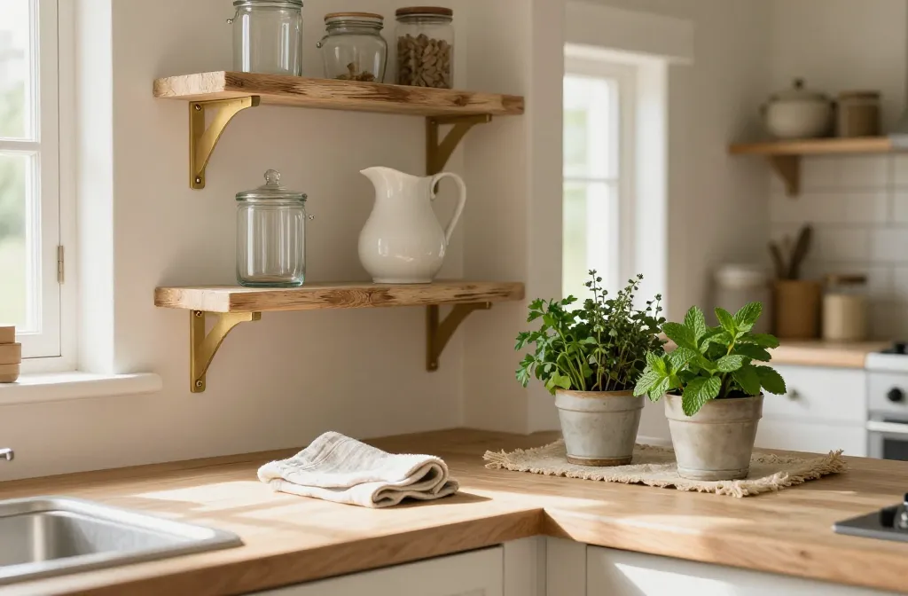 6 Farmhouse Kitchen Counter Decor Ideas to Wow Guests