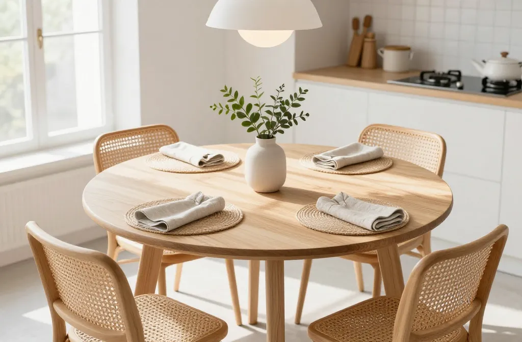 7 Circle Kitchen Table Decor Ideas to Wow Your Guests