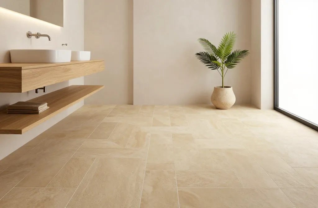 6 Japandi Bathroom Tiles Ideas for Calm, Luxe Baths