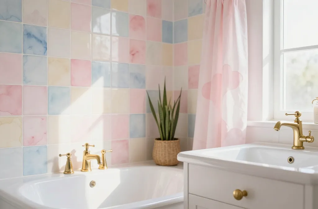 5 Floral Tiles Bathroom Ideas That Wow Uplifting Spaces