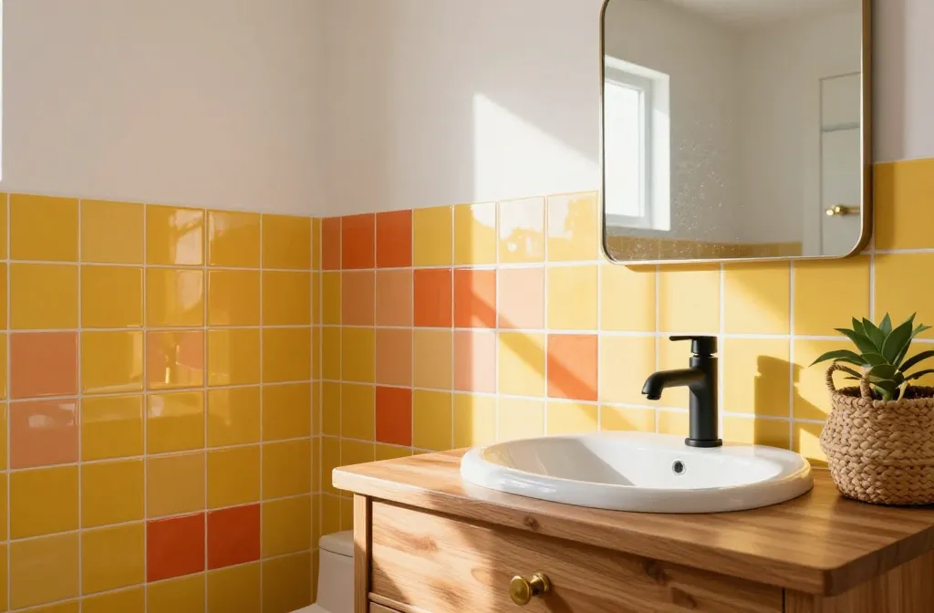 8 Colorful Tiles Bathroom Ideas That Wow in a Weekend