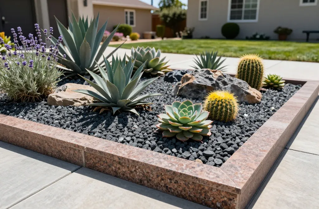 8 Rock Flower Beds in Front of House Stones Landscaping Ideas That Wow
