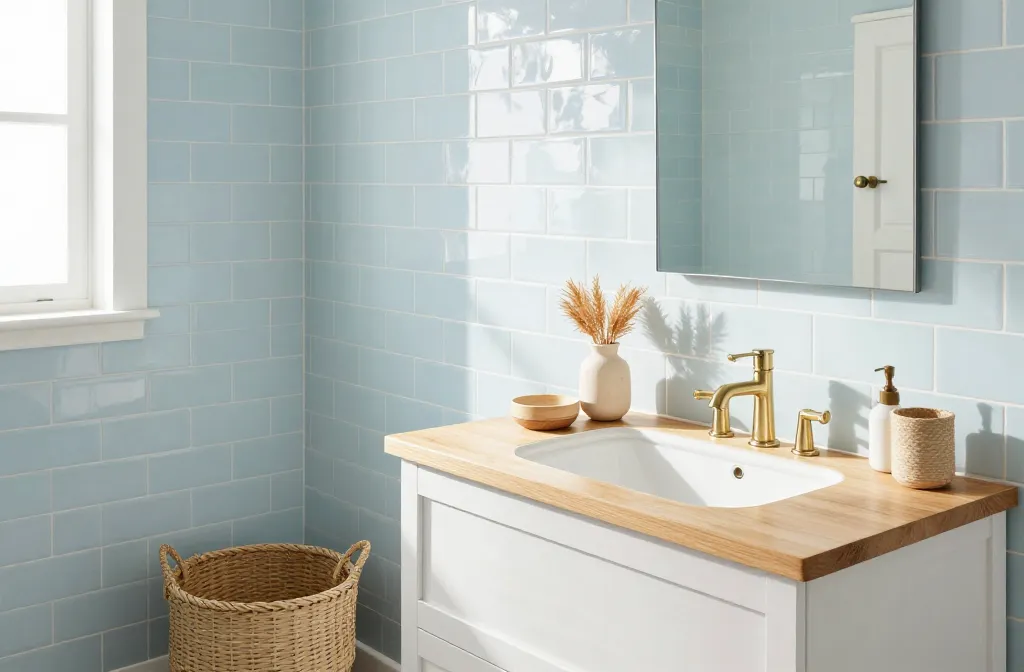 7 Light Blue Tiles Bathroom Ideas: Fresh Zen Vibes