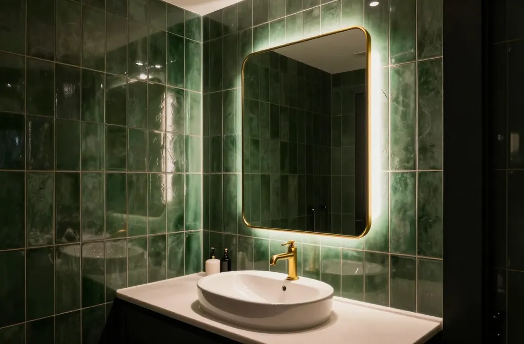7 Dark Green Tiles in Bathroom Ideas: Luxe Wall Therapy