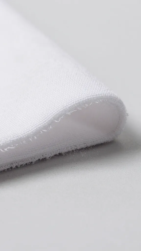 Macro shot of dry microfiber lifting fine dust from fabric