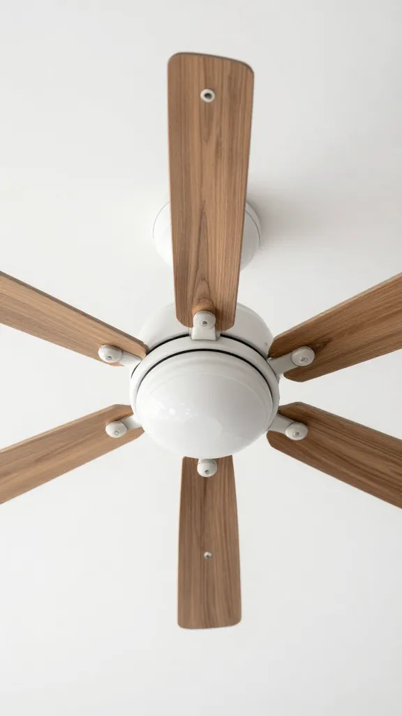 closeup of disassembled fan grille resting on a clean surface, focus on attachment screws