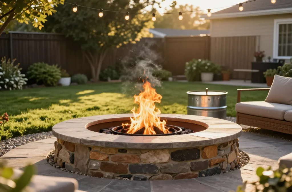 7 Backyard Fire Pit Ideas on a Budget That Wow