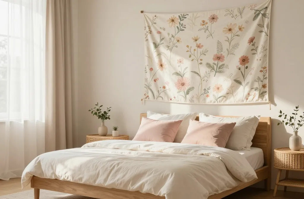 5 Floral Tapestry Bedroom Ideas for Cozy Vibes
