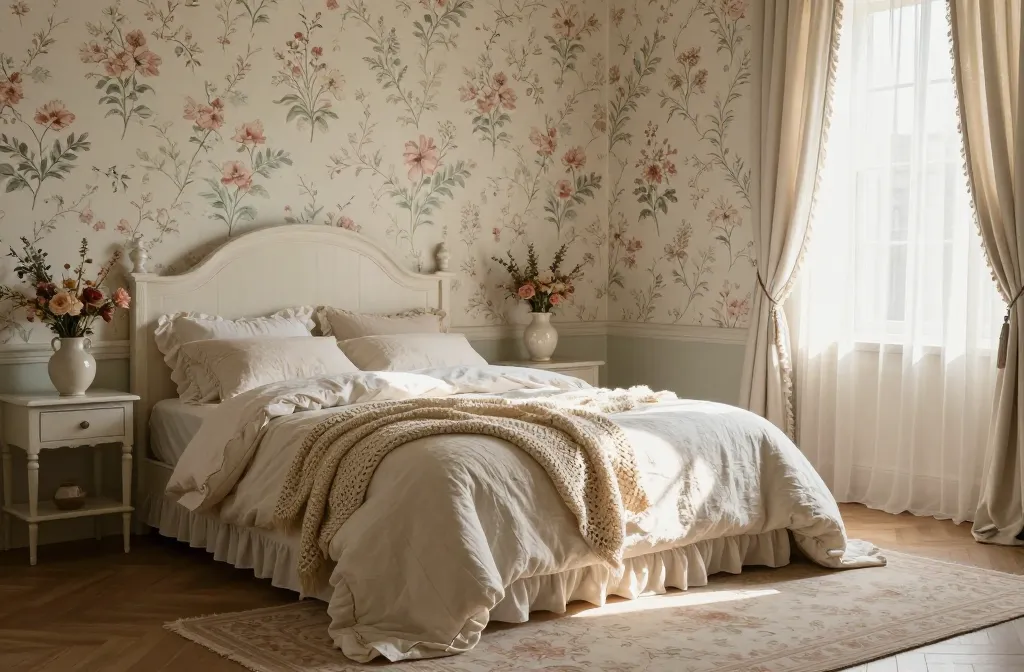 7 Victorian Floral Wallpaper Bedroom Ideas for Dreamy Walls