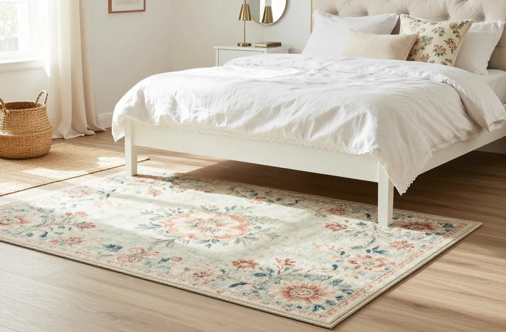 6 Floral Rugs Bedroom Ideas: Dreamy Fresh Makeovers