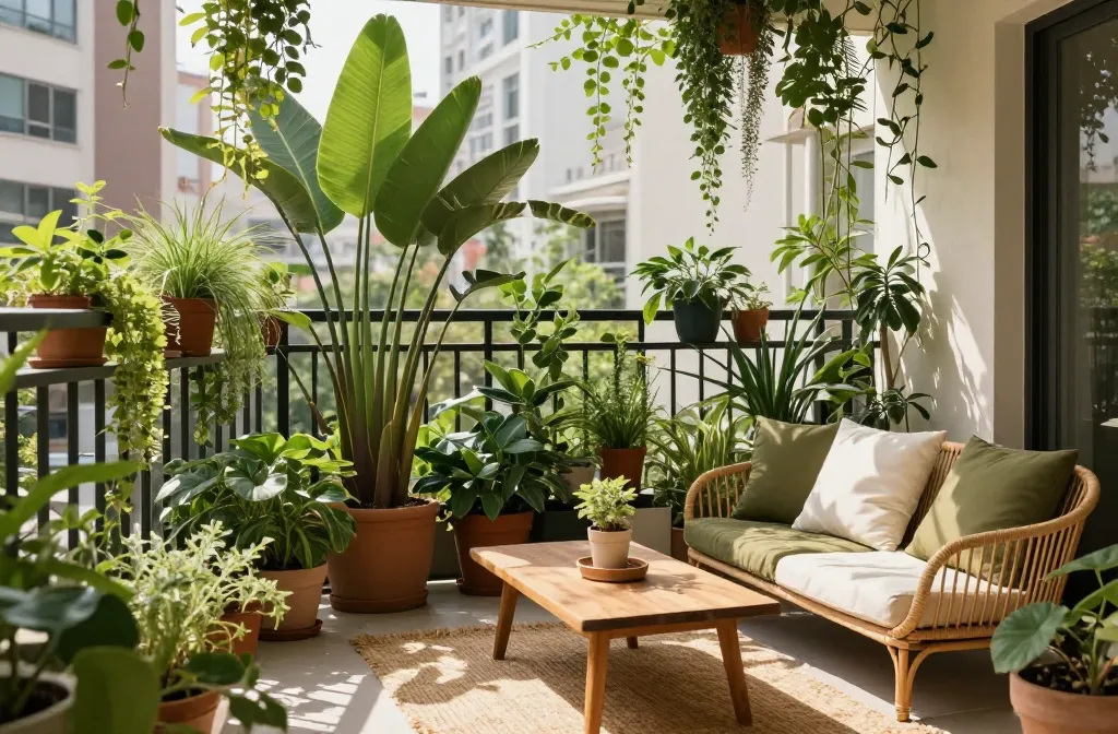 7 Apartment Small Patio Ideas: Urban Jungle Balcony Bliss