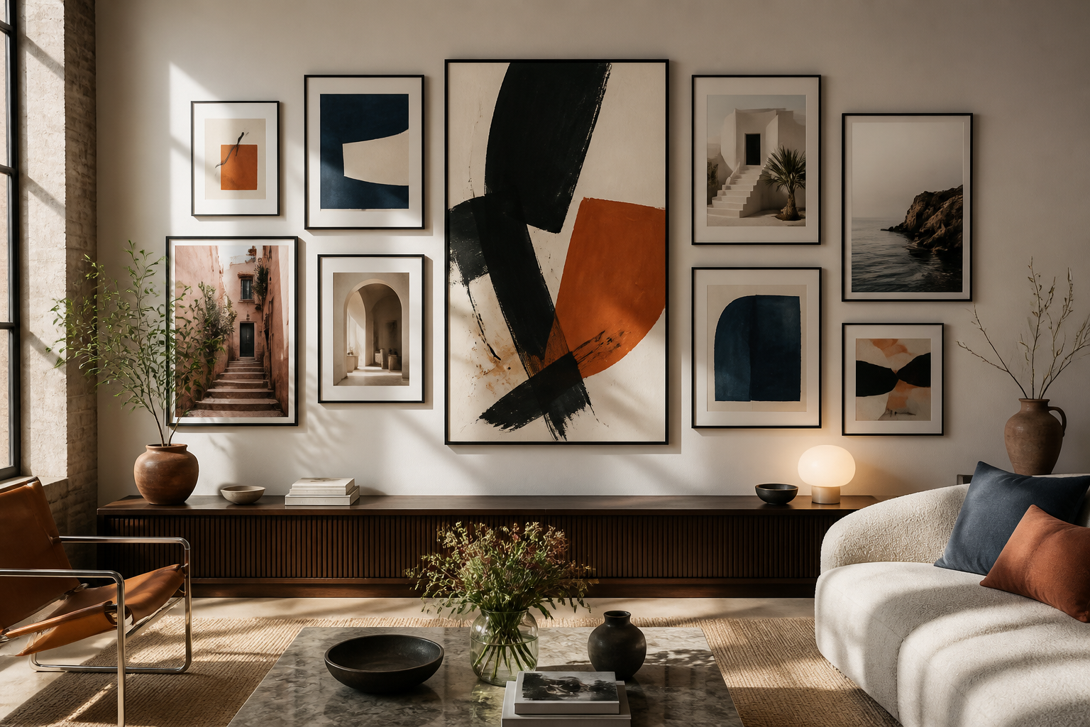 7 Art Wall Ideas Living Room: Gallery-Ready Vibes