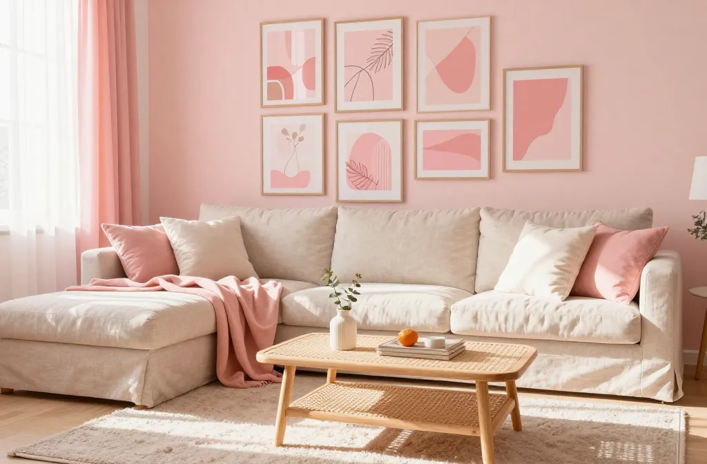 7 Pink Printable Wall Art Ideas: Fresh Pink Decor Sprouts