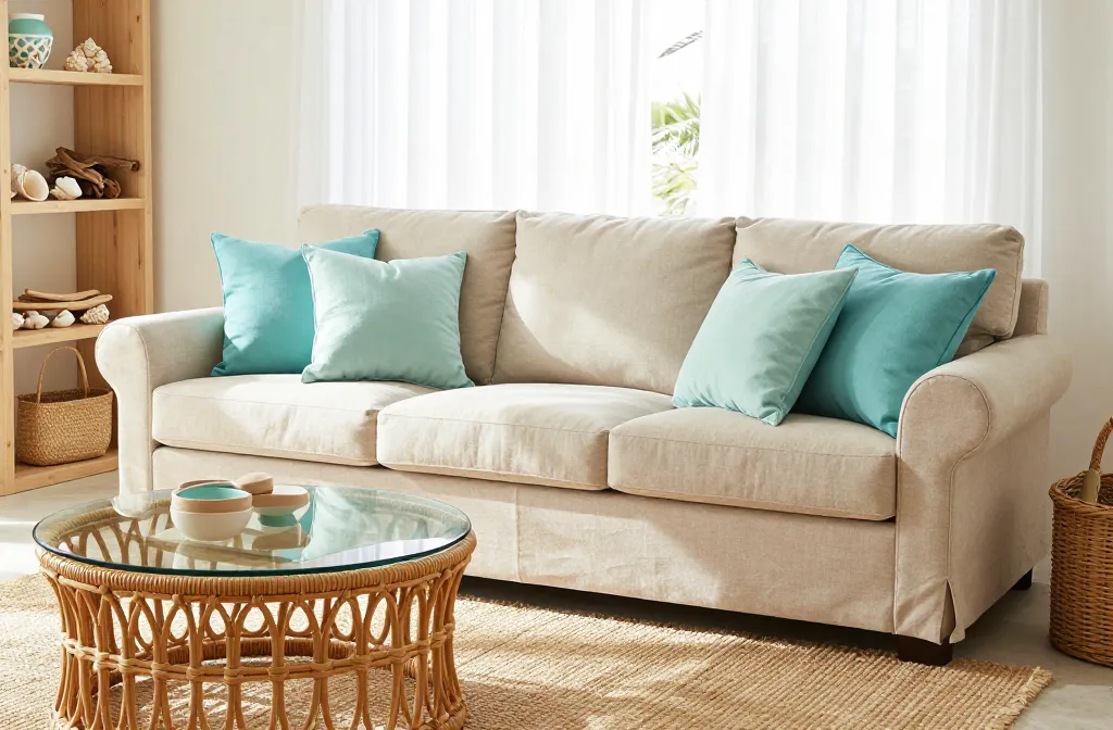 7 Living Room Beige Couch Color Schemes
