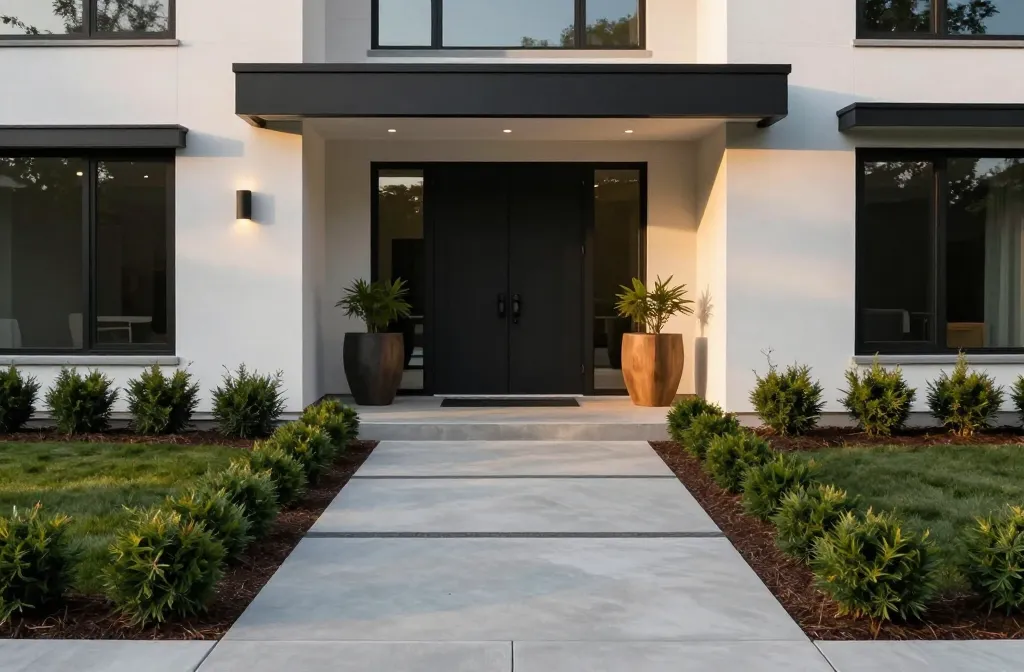 8 Modern Front Yard Landscaping Ideas Entrance Driveways: Wow Starts Here