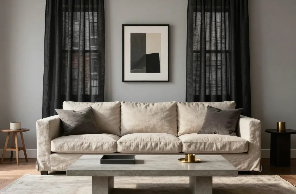 6 Black Sheer Curtains Living Room Ideas for Chic Rooms