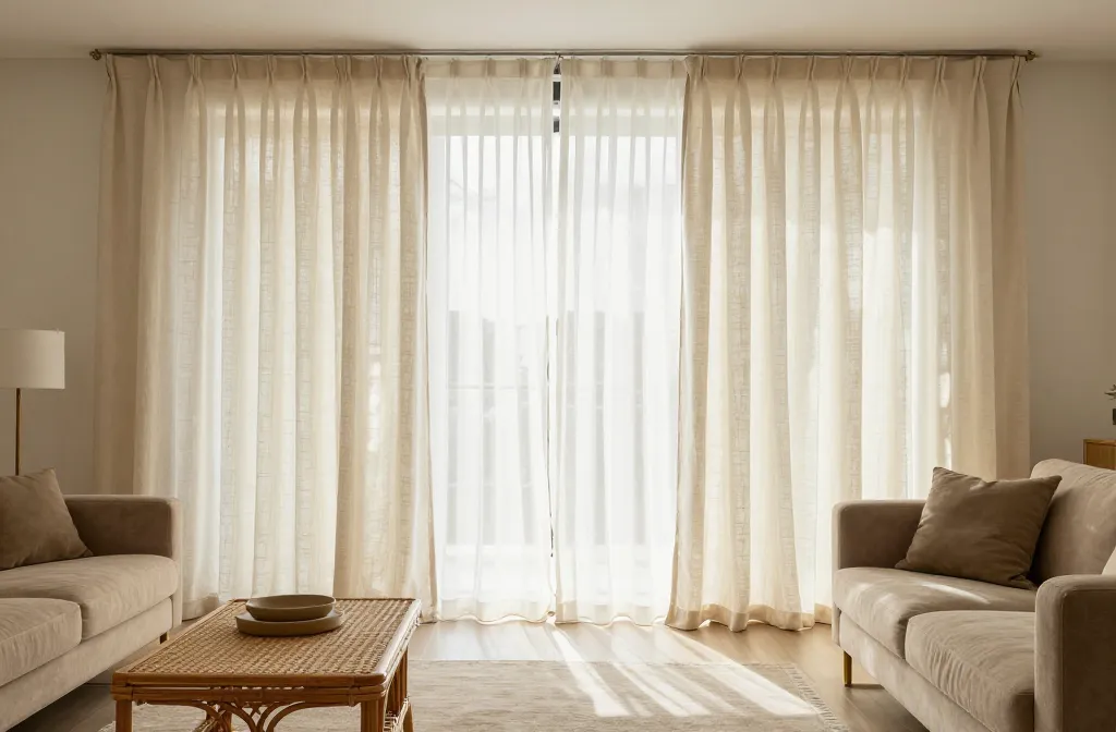 5 Draped Curtains Living Room Ideas: Luxe Linen Edition
