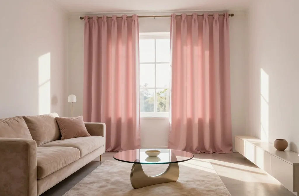 6 Blush Pink Curtains Living Room Ideas: Chic & Cozy