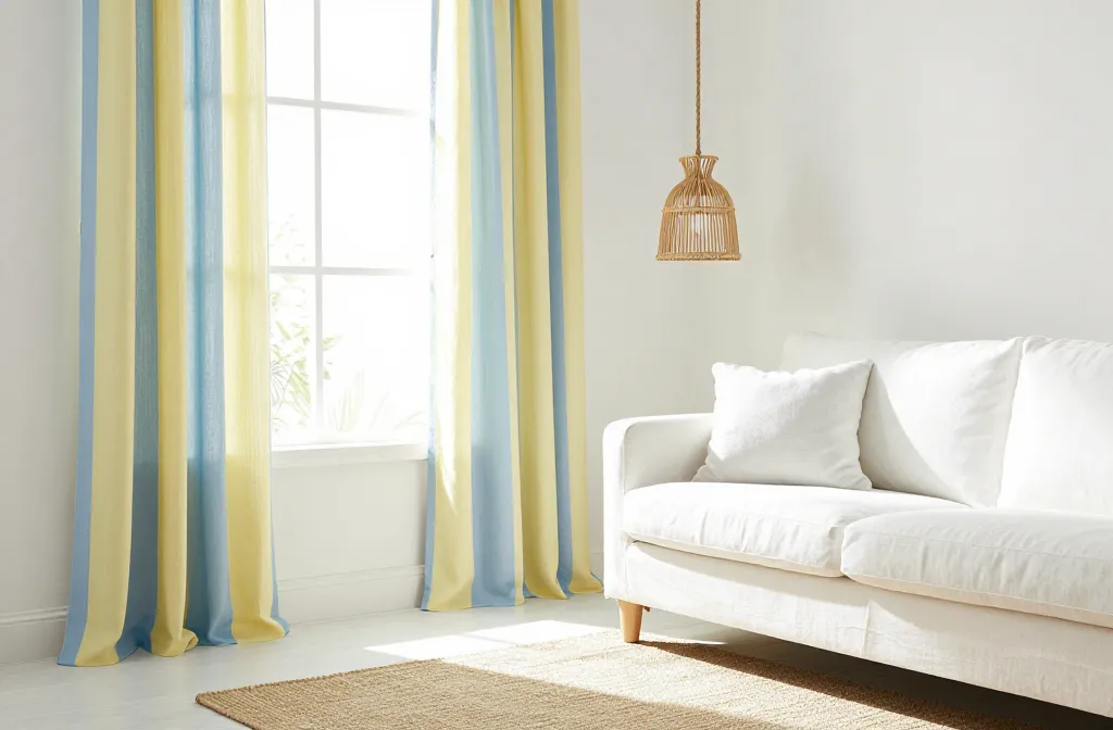 6 Yellow and Blue Curtains Living Room Ideas That Wow