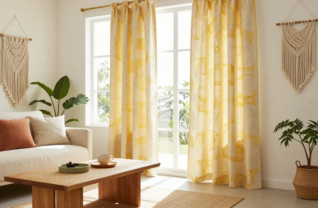 6 Block Print Curtains Living Room Ideas: Chic & Cozy