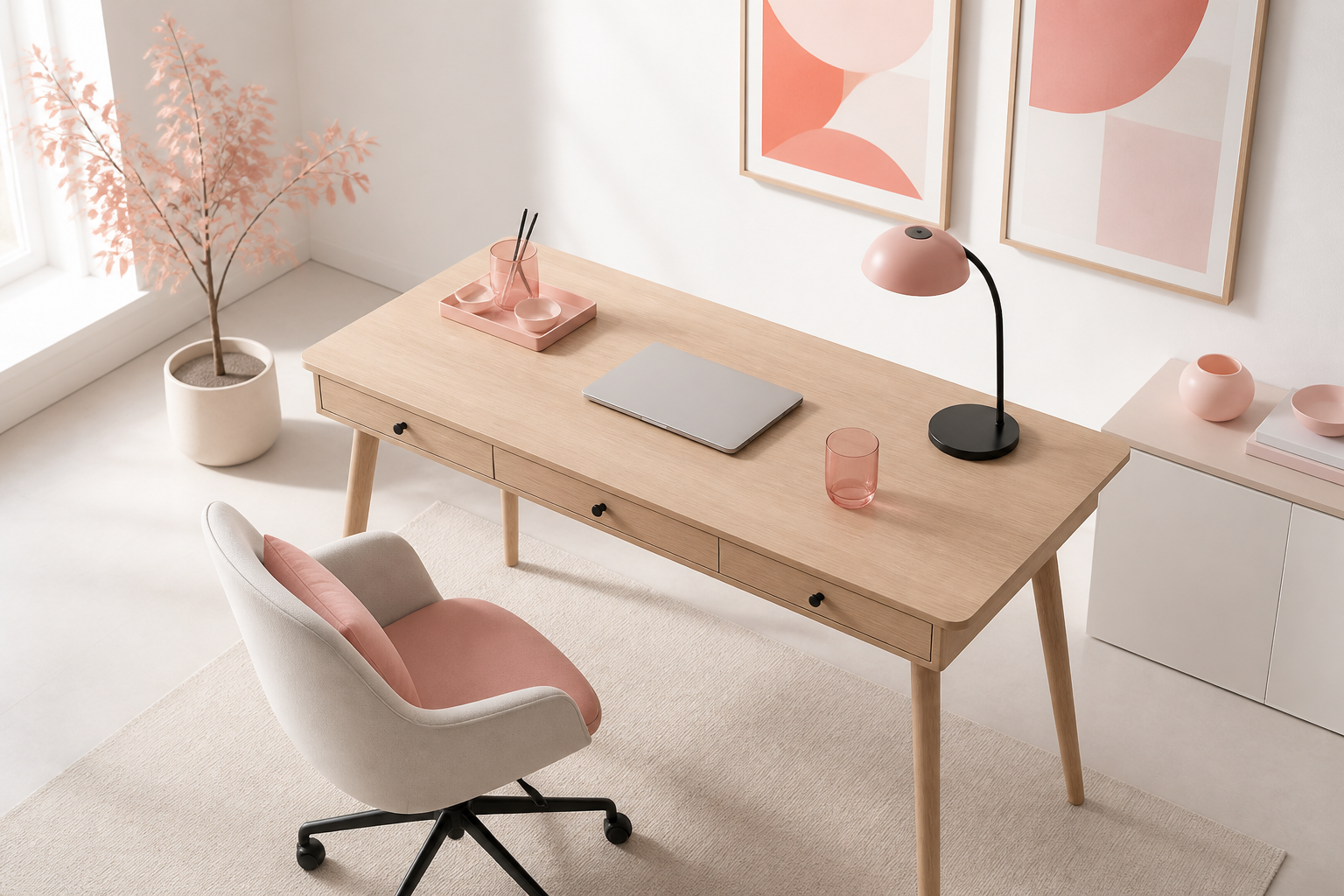 6 Pink Office Desk Decor Ideas You’Ll Love