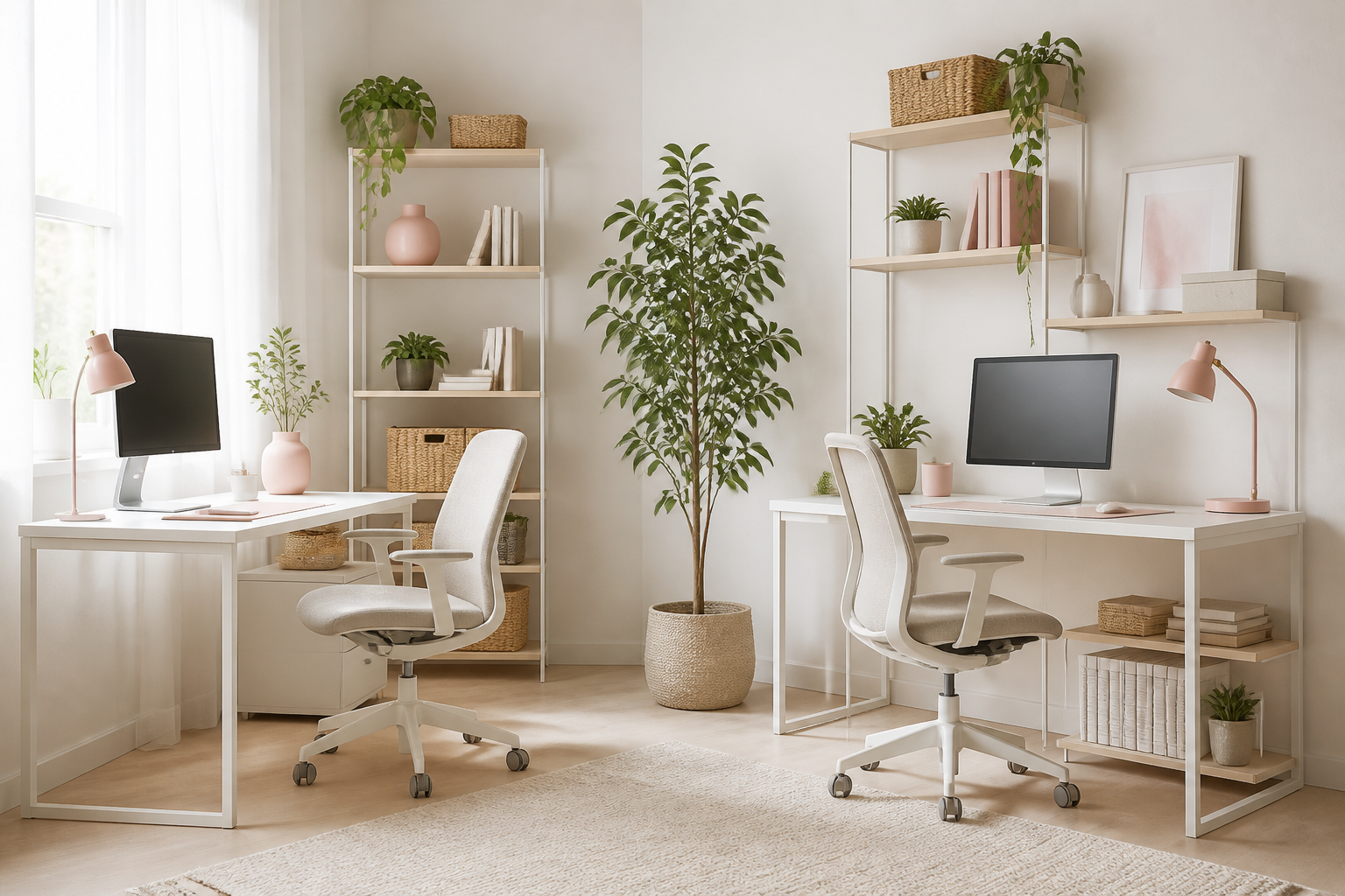 7 Two Desk Home Office Layout Ideas You’Ll Love