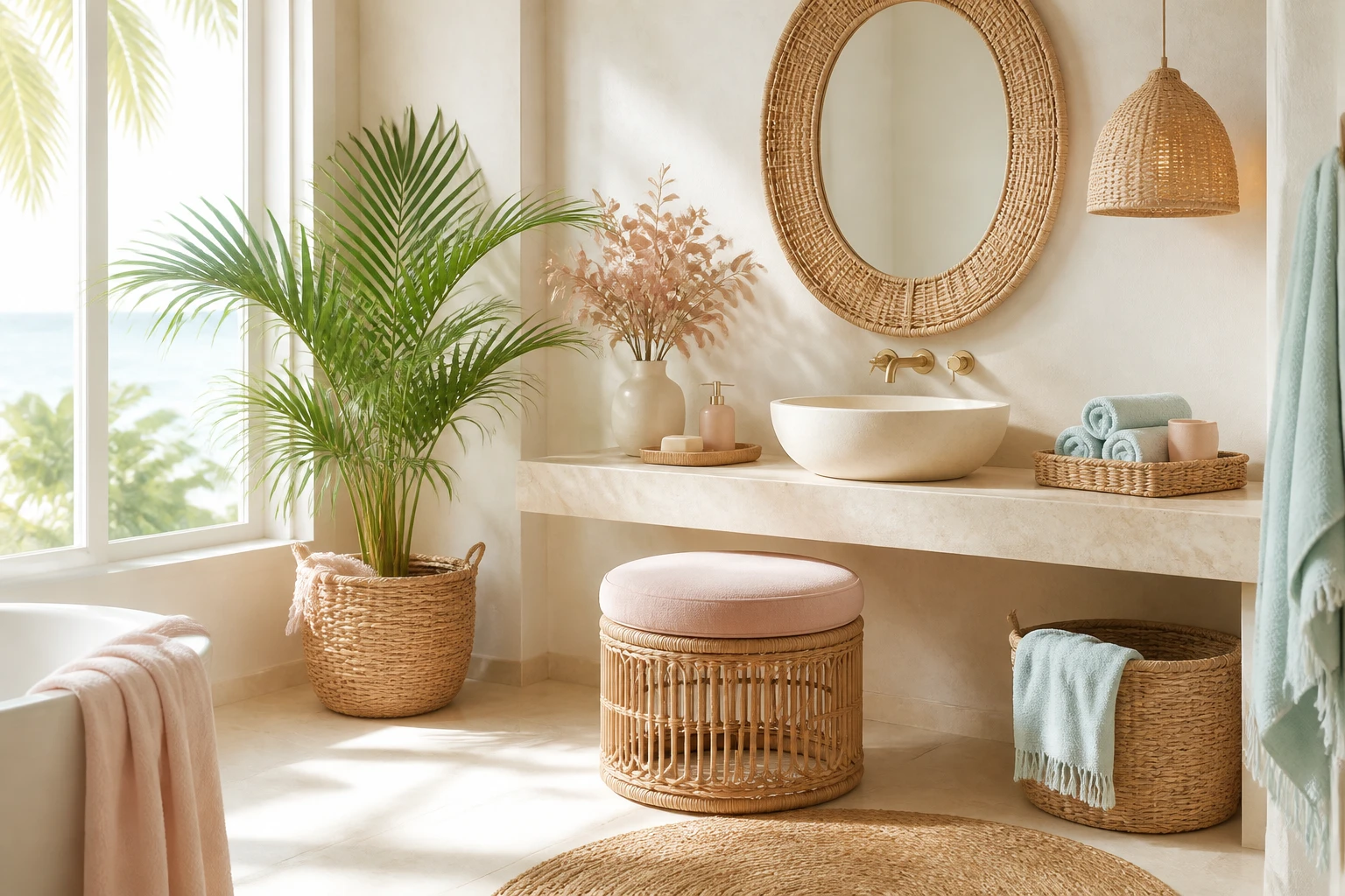 5 Wicker Bathroom Decor Ideas for Cozy Vibes