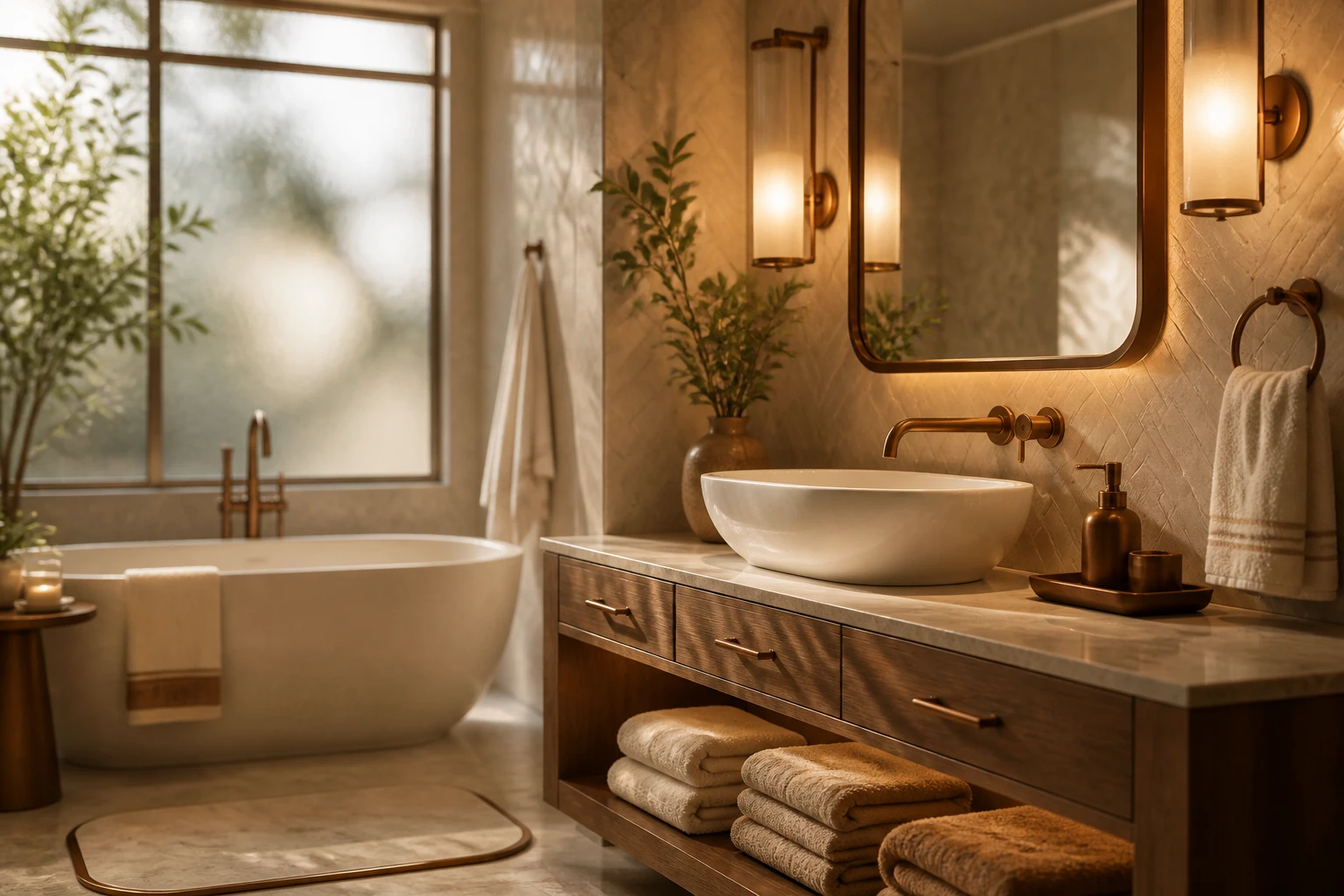 6 Bronze Bathroom Decor Ideas: Luxe Bath Concepts