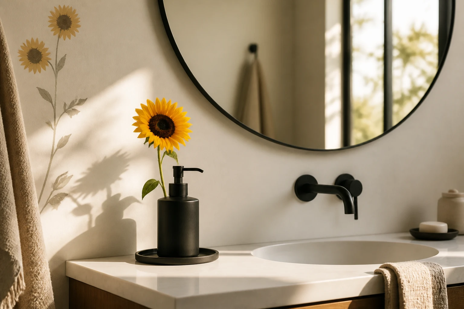 5 Sunflower Bathroom Decor Ideas: Sunny Transformations