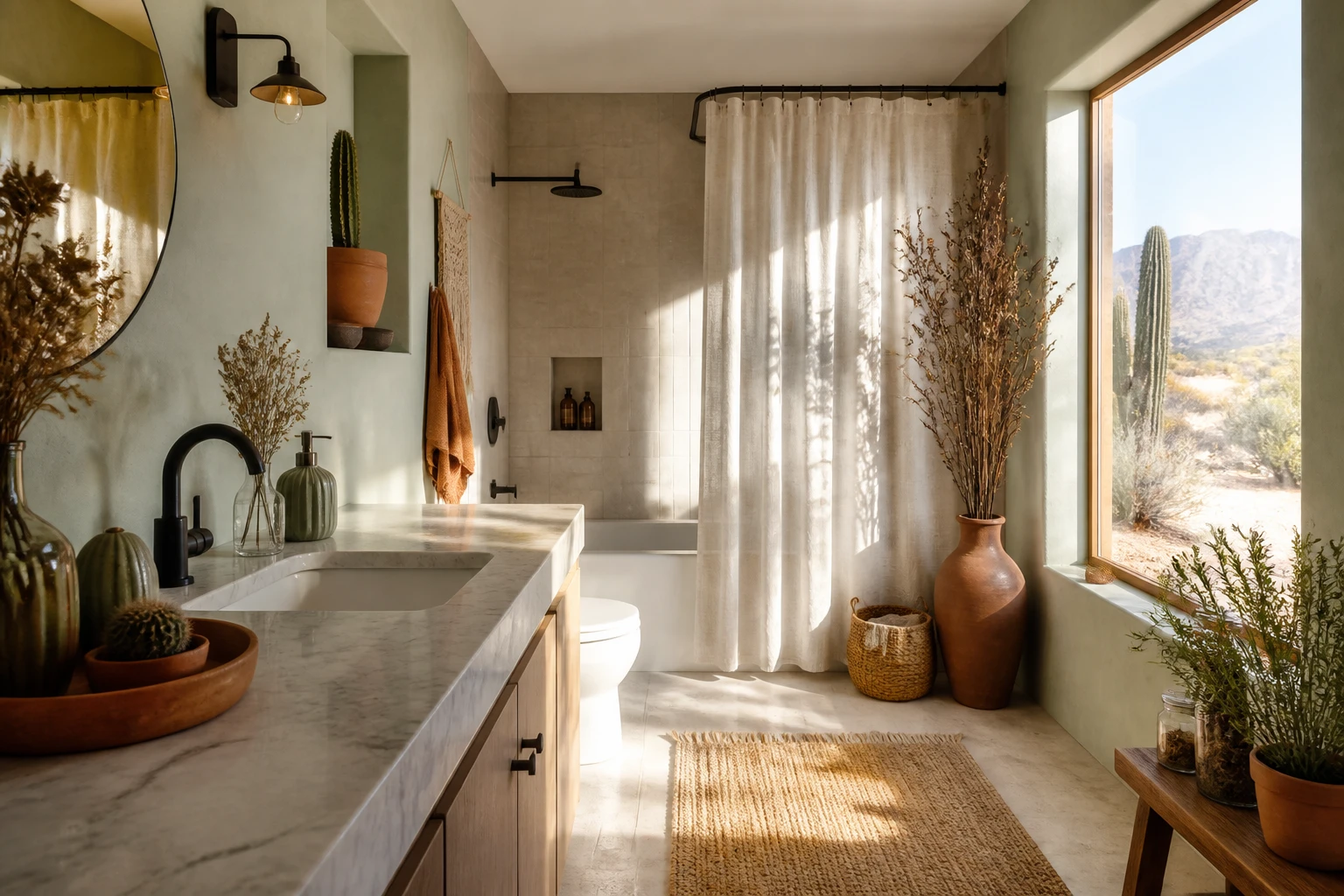 6 Cactus Bathroom Decor Ideas You’Ll Love