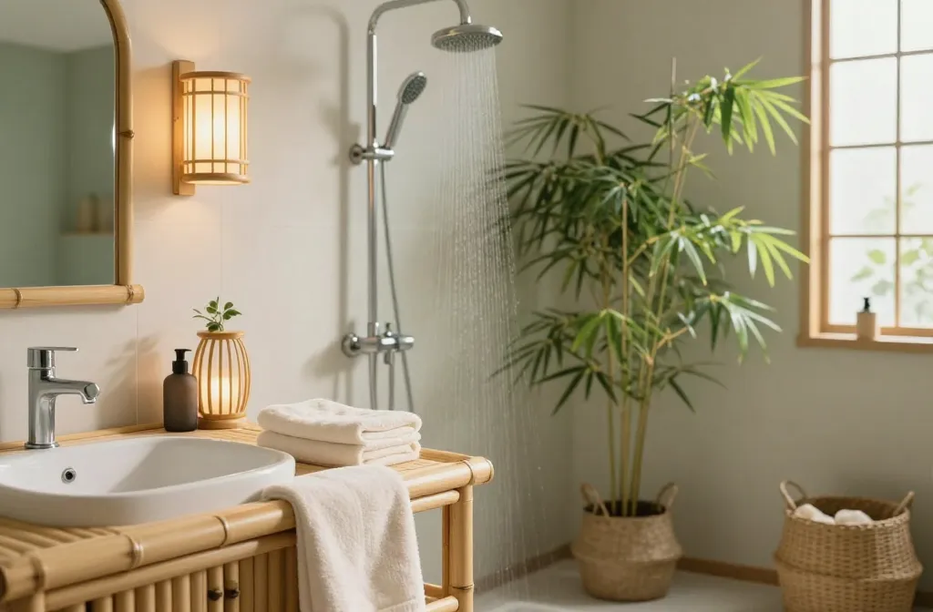 7 Bathroom Bamboo Decor Ideas: Spa-Worthy Bamboo Bliss