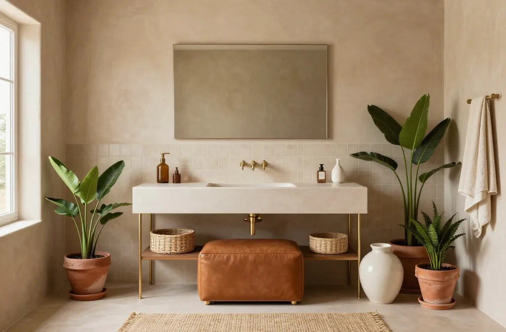 6 Clay Bathroom Decor Ideas: Chic, Cozy & Earthy
