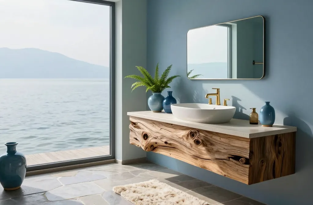 6 Lake Bathroom Decor Ideas: Lakeside Chic