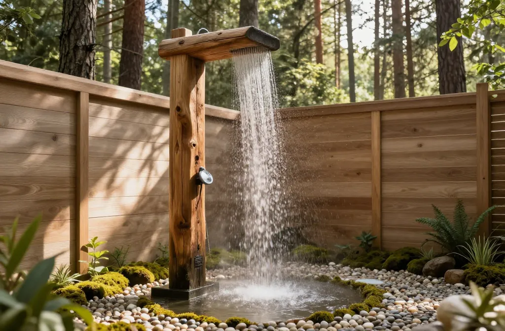 6 Outdoor Showers Garden Ideas: Blissful Outdoor Spa Picks