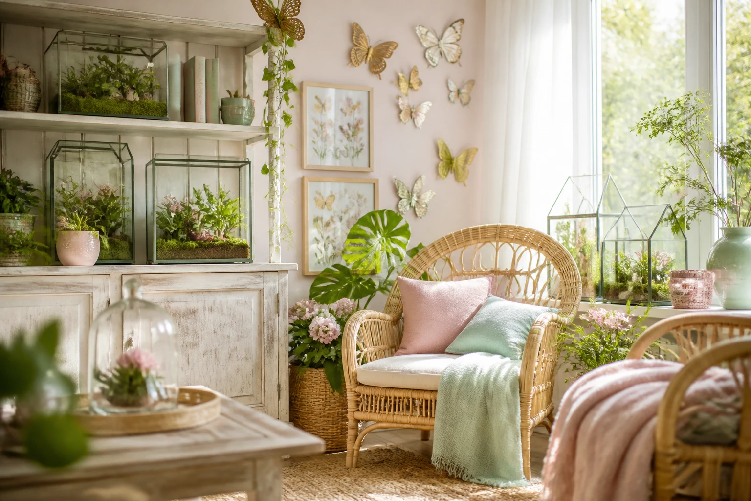 7 Butterfly and Flower Room Decor Ideas: Chic Whimsy