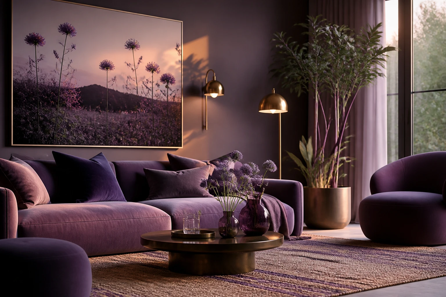 7 Purple Flower Room Decor Ideas That Wow