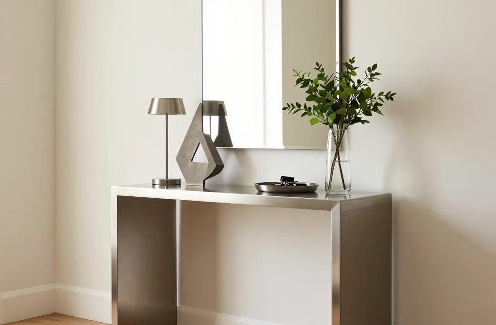 6 Metal Console Table Entryway Ideas: Bold & Chic Welcome