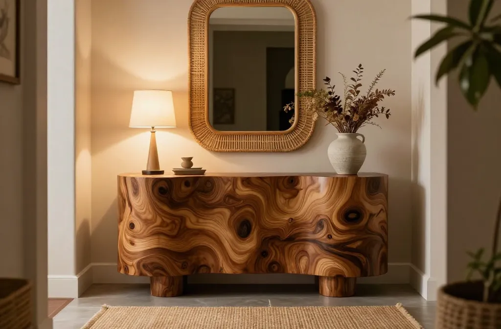 6 Burlwood Console Table Ideas: Cozy to Chic