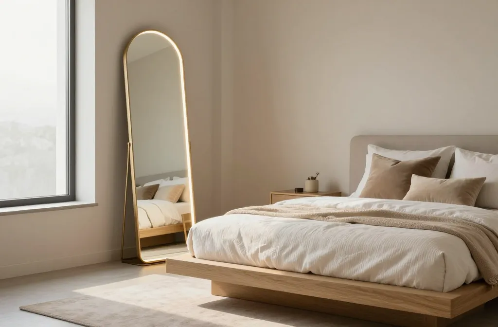 5 Floor Mirror in Bedroom Decor Ideas: Chic Transformations